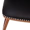 Flash Furniture 24" Black LeatherSoft Wooden Counter Stools, PK 2 CH-192162X000PU-24-BK-GG - alternate 3